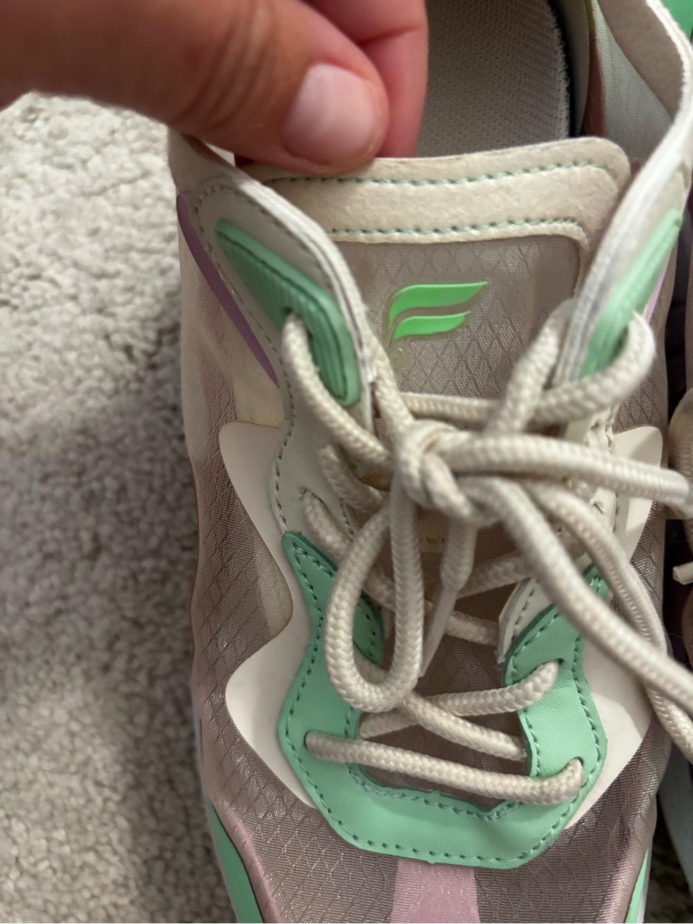 Fabletics Lavender & Mint Women's Sneakers - Picture 6 of 7